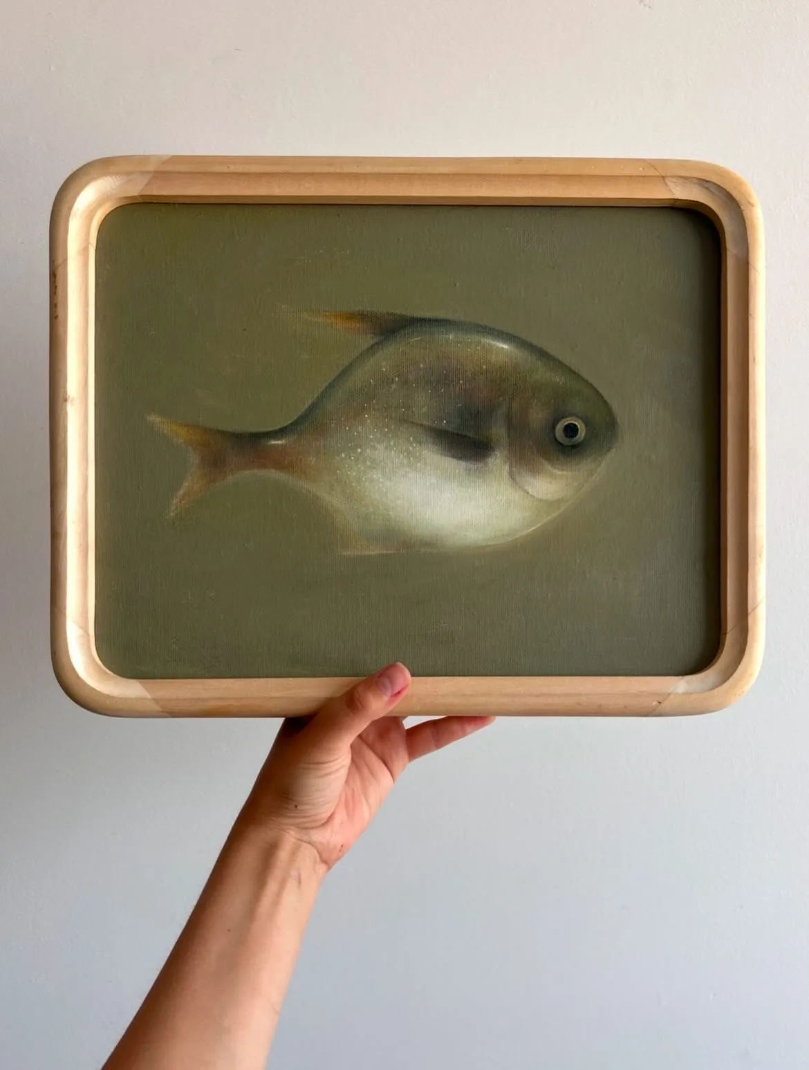 Зображення "Another fish" від Milana Levadna, розмір: 25x33, матеріали: Oil on canvas, медіум: Живопис, місто: Lviv Фото 3 з 3.