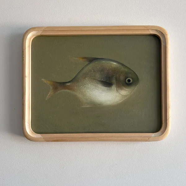Зображення "Another fish" від Milana Levadna, розмір: 25x33, матеріали: Oil on canvas, медіум: Живопис, місто: Lviv