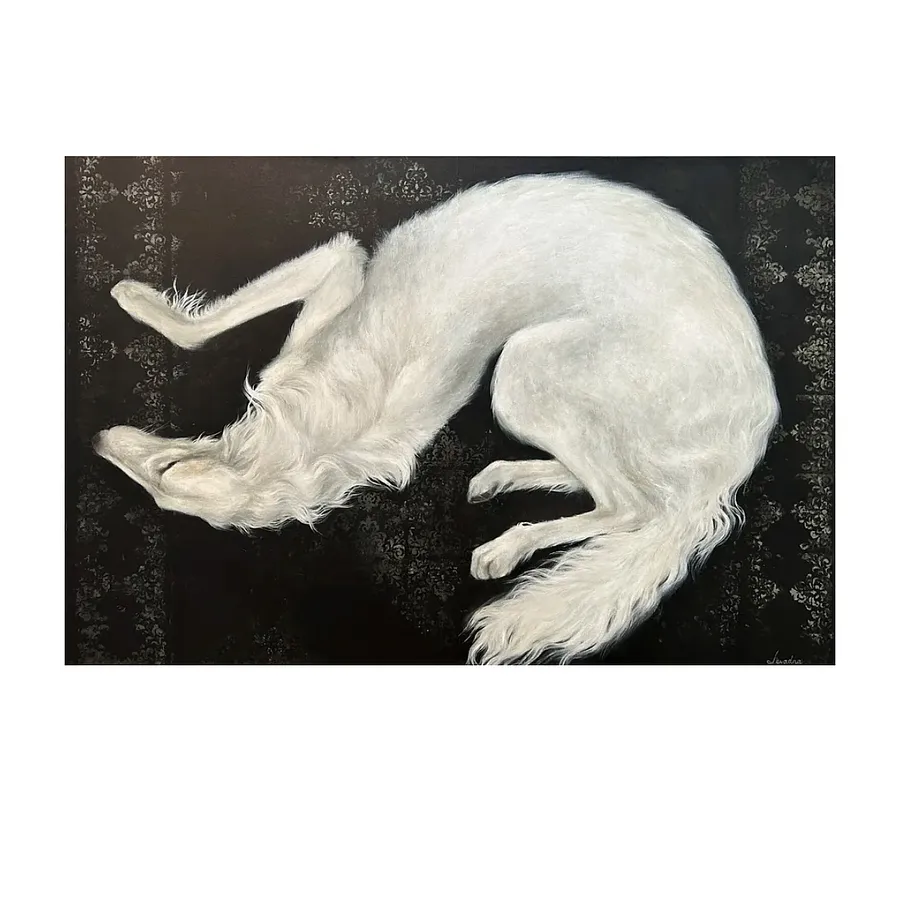 Зображення ""On the carpet"" від Milana Levadna, розмір: 80x120 cm, матеріали: Acrylic on canvas, медіум: Живопис, місто: Lviv