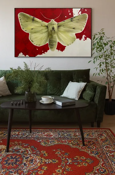 Зображення "Fragile" від Milana Levadna, розмір: 100x70 cm, матеріали: Acrylic on canvas, медіум: Живопис, місто: Lviv, ціна: $300 Фото 2 з 2.